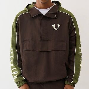 True Religion Colorblock Anorak Pullover Windbreaker – Men’s XS (NWT)